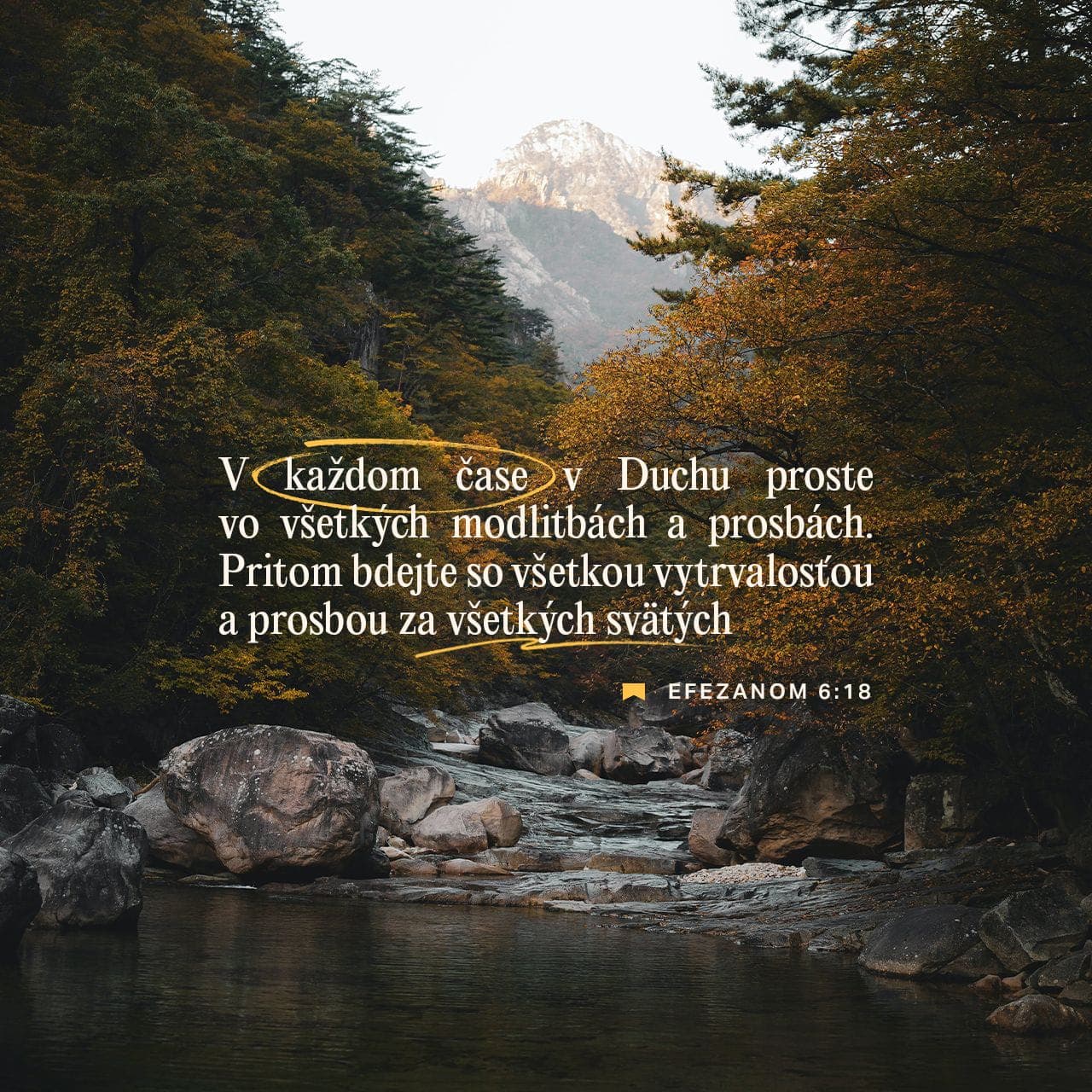 Ephesians 6:18: And pray in the Spirit on all occasions with all kinds of prayers and requests. With this in mind, be alert and always keep on praying for all the Lord’s people.